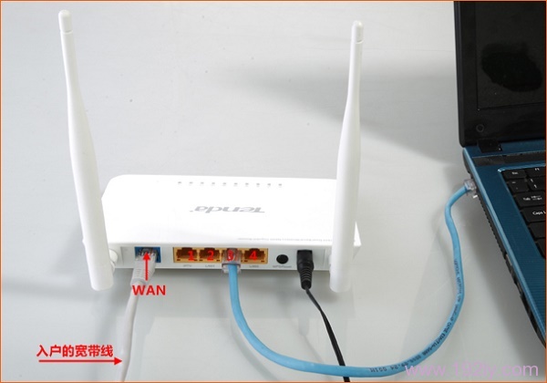 网线入户上网时腾达W268R路由器安装