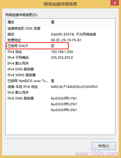 本地连接未启用dhcp