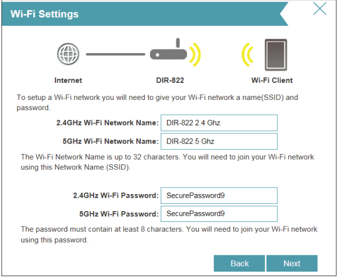 设置D-Link路由器的WIFi名称和密码