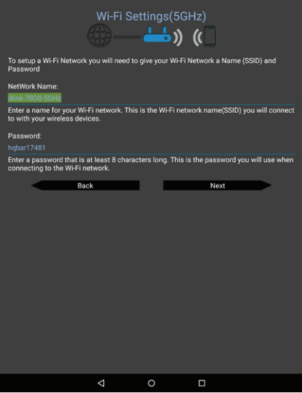 configure D-Link router's 5 GHz wireless network