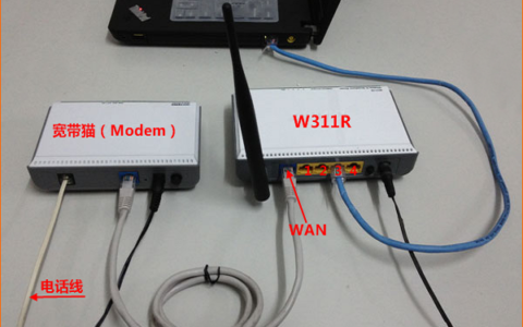 modem(猫)和路由器怎么连接？