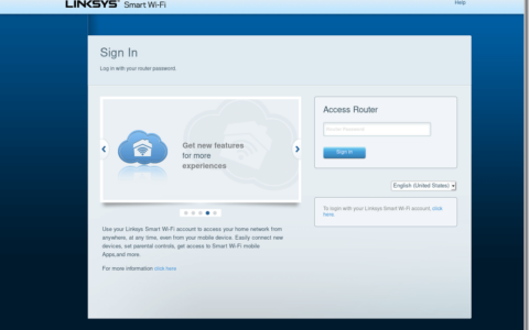 Linksys路由器登录界面怎么设置