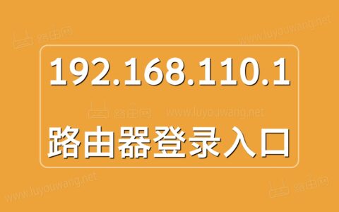 192.168.110.1登录入口