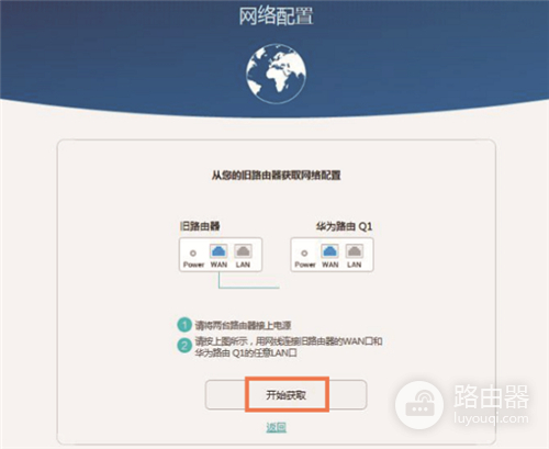 华为 Q1 路由器上网设置方法
