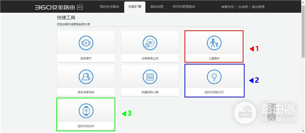360 P1 无线路由器访Web管理页设置多时段的操作方法