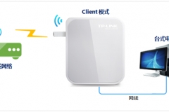 TP-Link TL-WR720N V3 mini路由器当作无线网卡使用设置方法