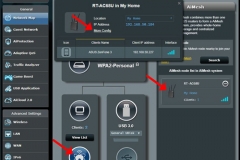 哪里可以看到AiMesh 路由器与节点间的信号强度?
