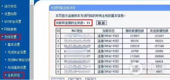 192.168.1.1路由器在哪里查看是否有人蹭网