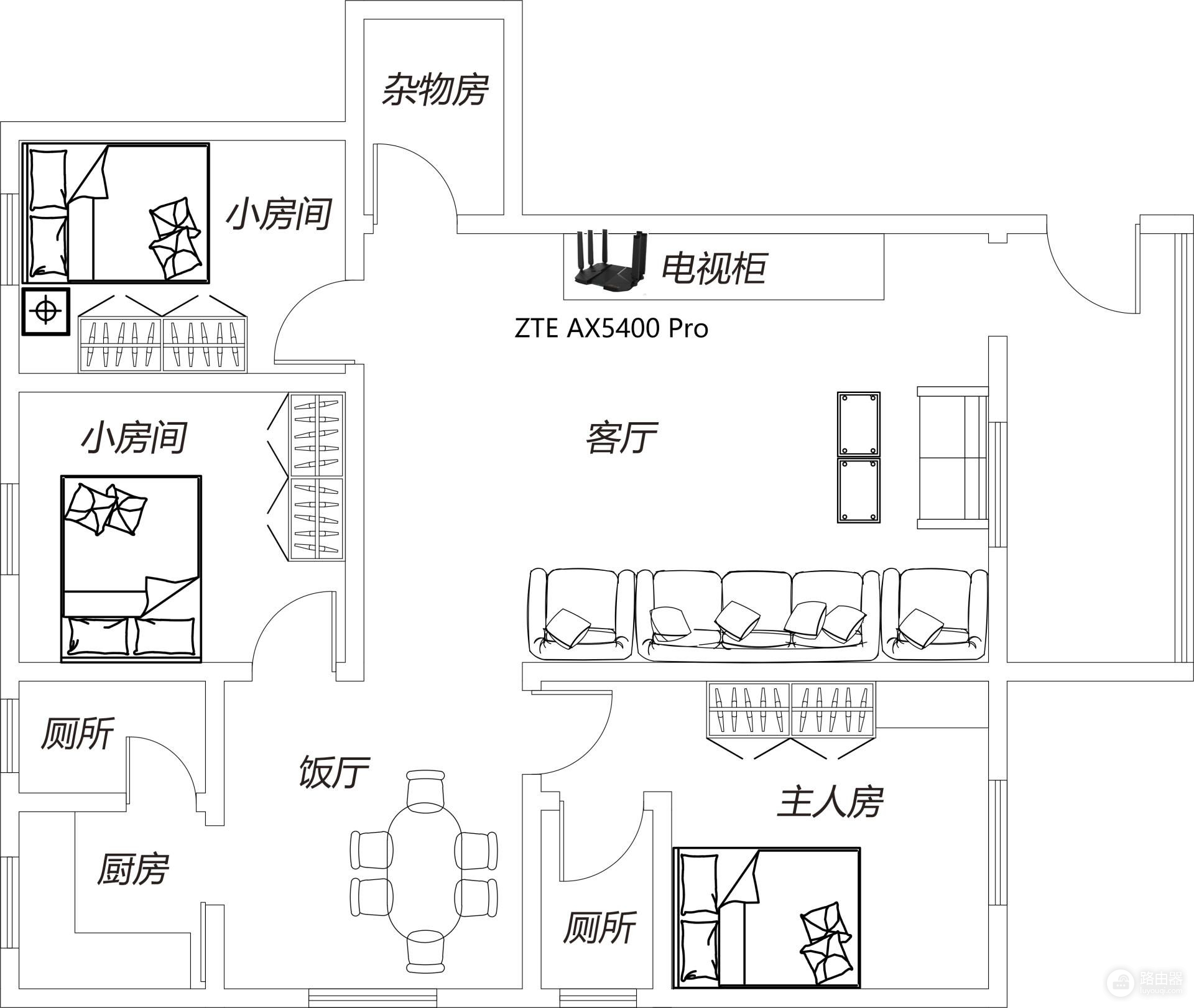 ZTE AX5400 Pro双频千兆路由器，让你的家庭信号无处不在