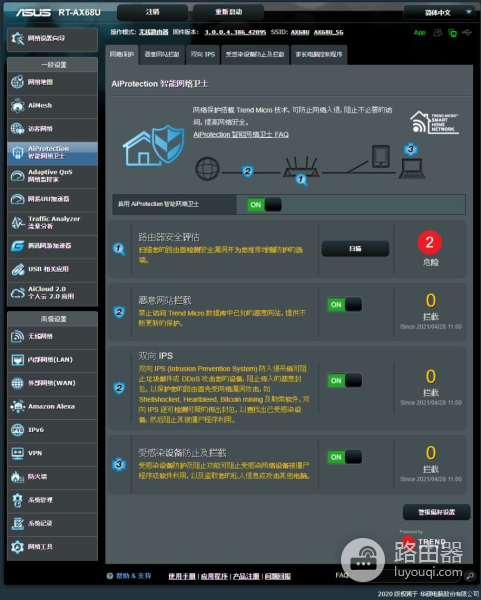 华硕WiFi6电竞路由RT(华硕WiFi6E路由器)