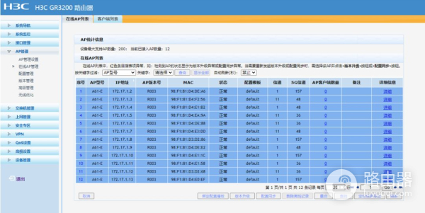 企业华三GR3200路由器带AC管理调试