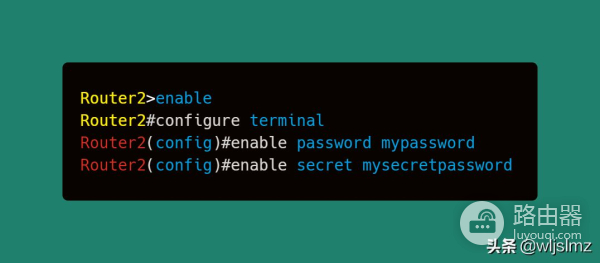 思科路由器口令(思科路由器配置指令)