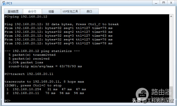 双网口路由器实现多VLAN互相通信