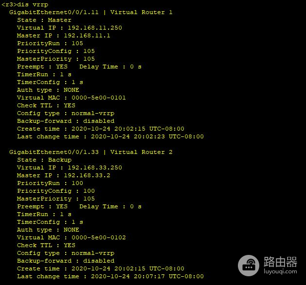 HCIP-单臂路由多网关模式实验