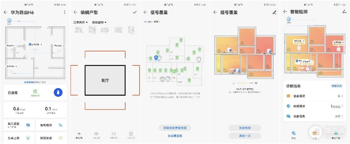 华为路由H6，让大户型的网络再无死角