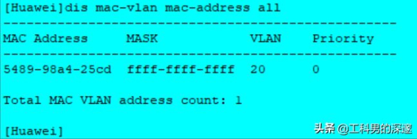 通过MAC地址、IP地址、端口号划分Vlan及其配置案例