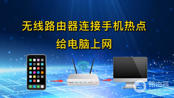 无线路由器连接手机热点给电脑上网(路由器连手机热点让电脑上网)