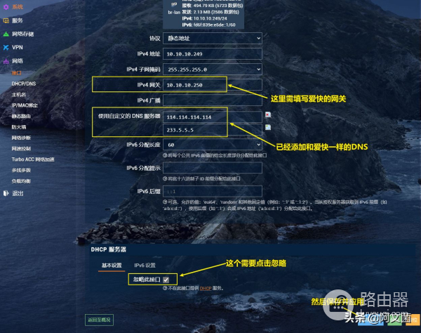 UNRAID系统安装双软路由保姆级教程