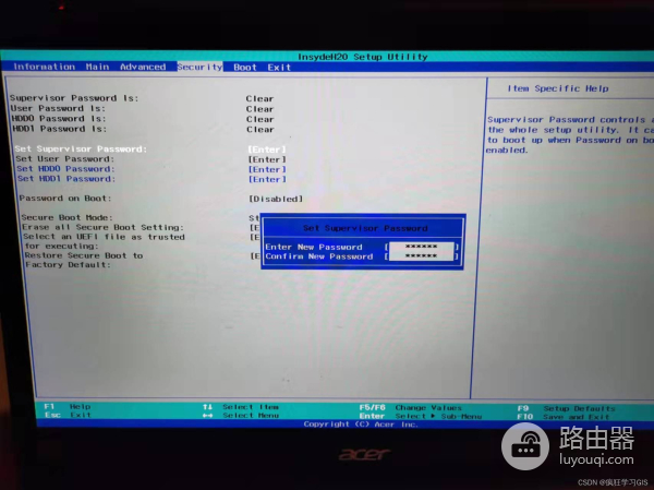 修改电脑BIOS模式密码(如何修改电脑密码)