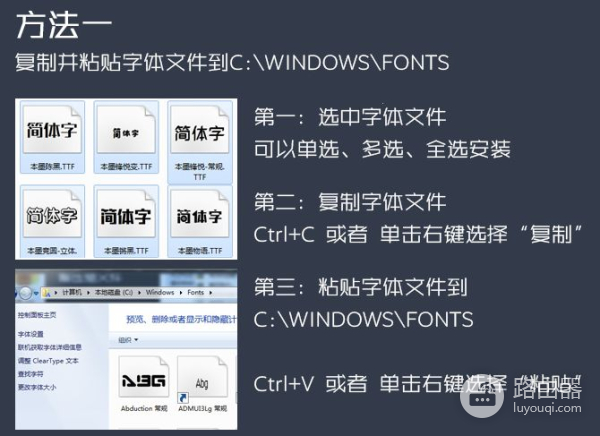 电脑字体怎么的安装(如何给电脑安装字体)