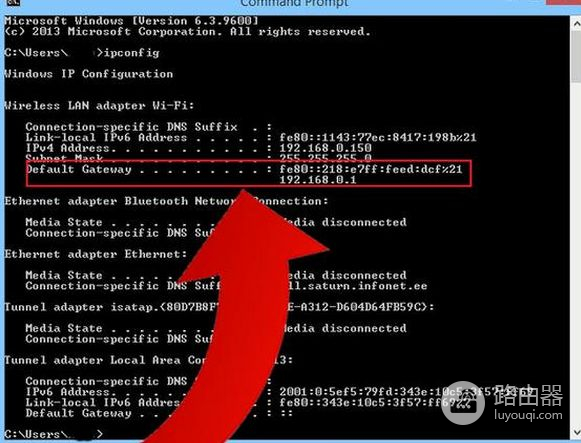 如何找到你的默认路由器IP地址(如何查看路由器默认网关的地址)
