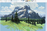 国外大神用电脑自带画图工具画的风景画(国外大神用电脑自带画图工具画的风景画软件)