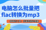 电脑怎么批量把flac转换为mp3(怎么在电脑上把flac转换为mp3)