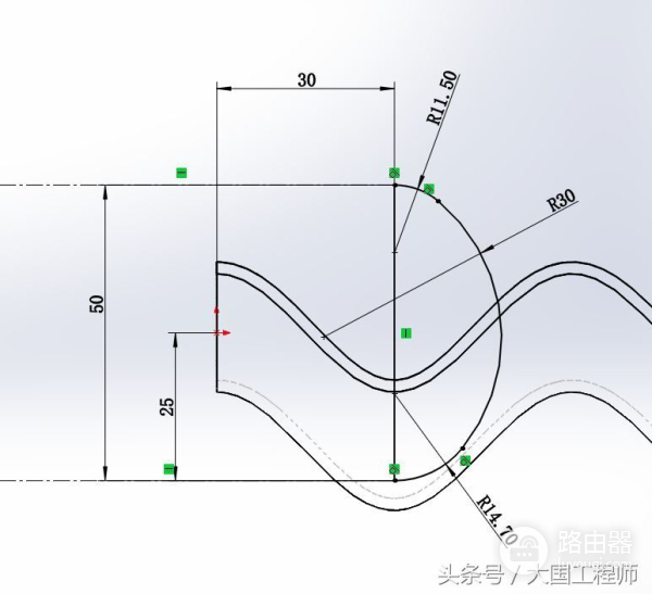 用SolidWorks螺旋线、线性阵列建模的鸡蛋托盘