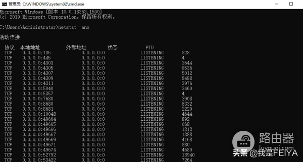 Netstat查看端口状态(如何查看电脑的IP端口)