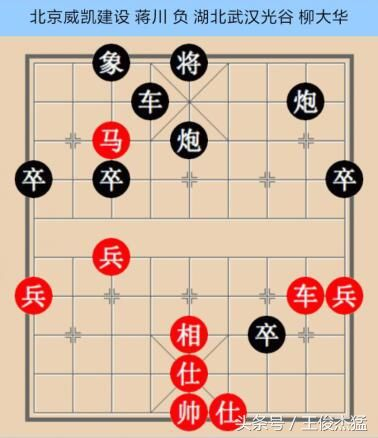 象棋:柳大华东方电脑传奇,执黑后手胜蒋川