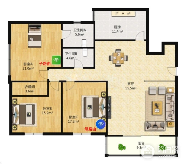 一步搞定全屋WiFi覆盖(全屋WIFI覆盖)