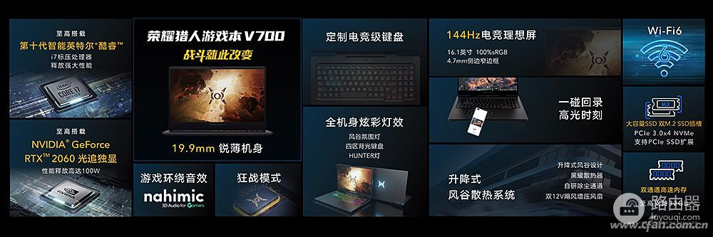 荣耀猎人游戏本V700评测(荣耀猎人游戏本 v700)