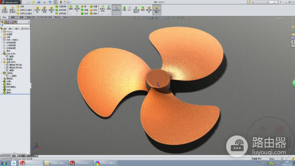 用SW画一个风扇扇叶(如何画电脑风扇)