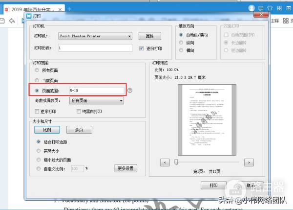 如何打印指定页码(如何打印电脑页码)