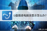 U盘插进电脑没显示怎么办(u盘插到电脑上没显示怎么办)