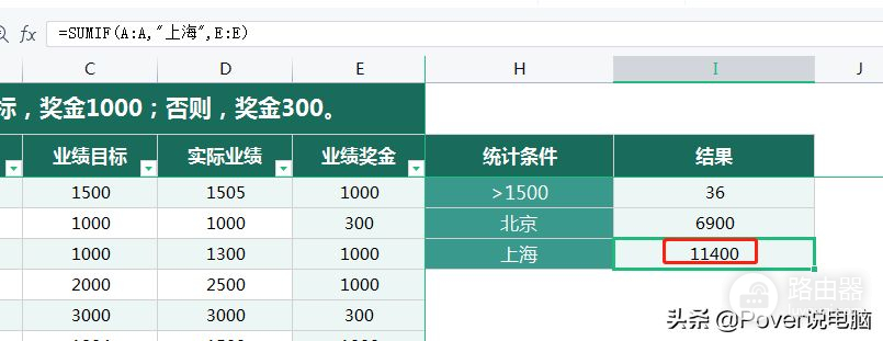 Excel的IF函数又一个兄弟——SUMIF函数