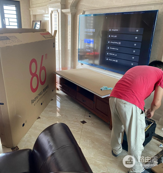 6.18买的小米86寸电视安装实拍分享