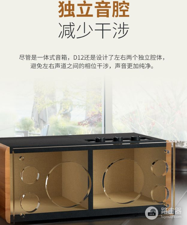 D12一体式桌面立体声电脑蓝牙音箱(立体声 蓝牙音箱)