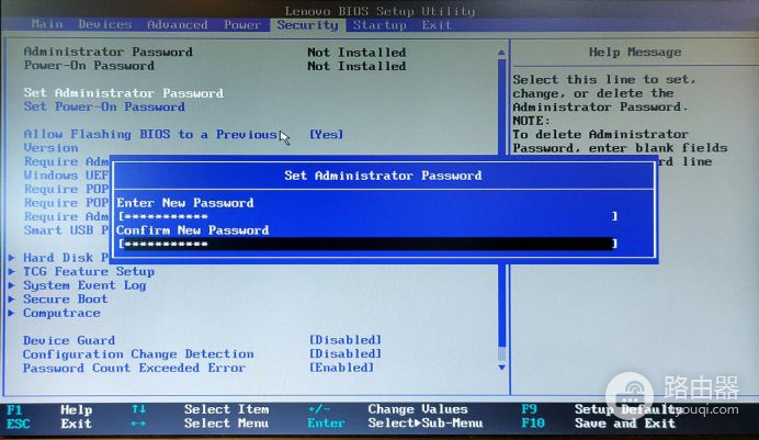 联想电脑BIOS设置进入密码(联想电脑密码如何设置密码)