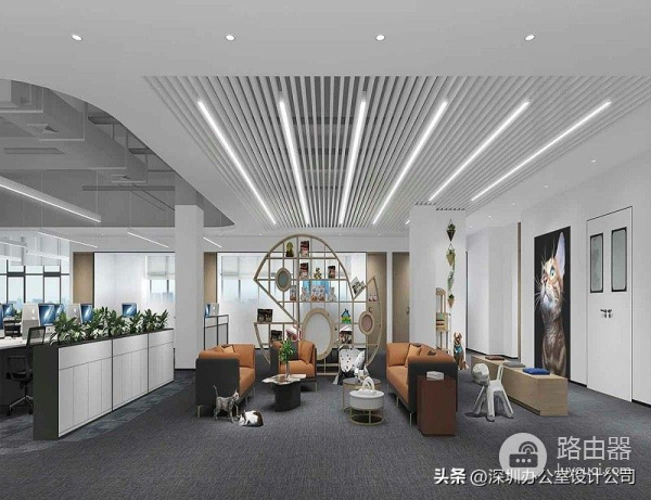 总经理办公室与办公区布置(办公室电脑怎么布置好)