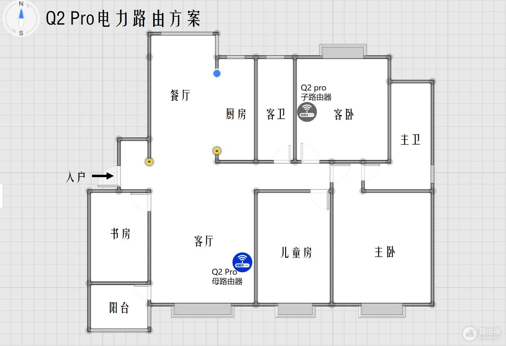 华为路由器组网部分(小白也能搞定的宽带升级及路由组网方案-华为路由 Q2 Pro)