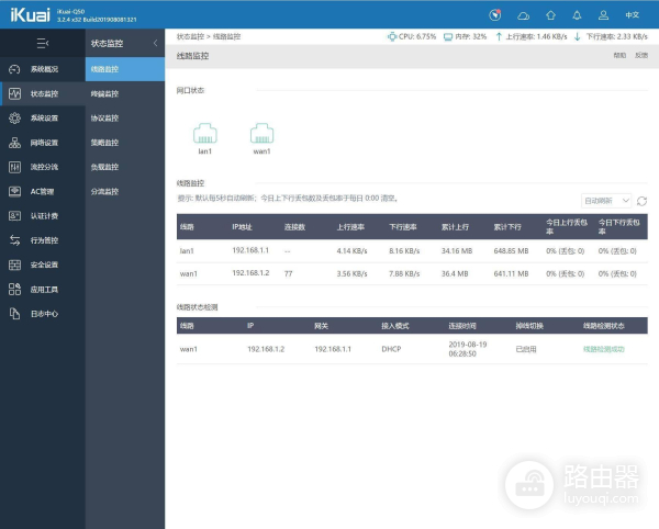 爱快多台路由器组网(爱快IK-Q50路由器,为企业提供多场景组网解决方案)