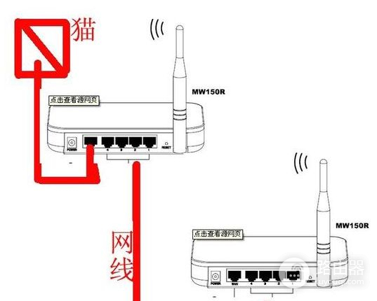 两个不同的路由器连线怎样接(路由器两个路由器连接方法)