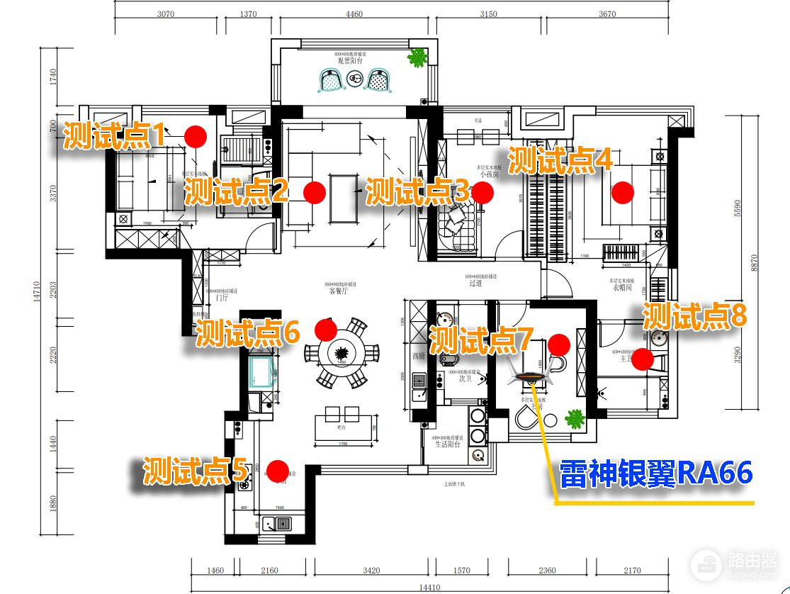 雷神银翼电竞路由器评测：博通BCM4908高端 SoC，性能颜值到位