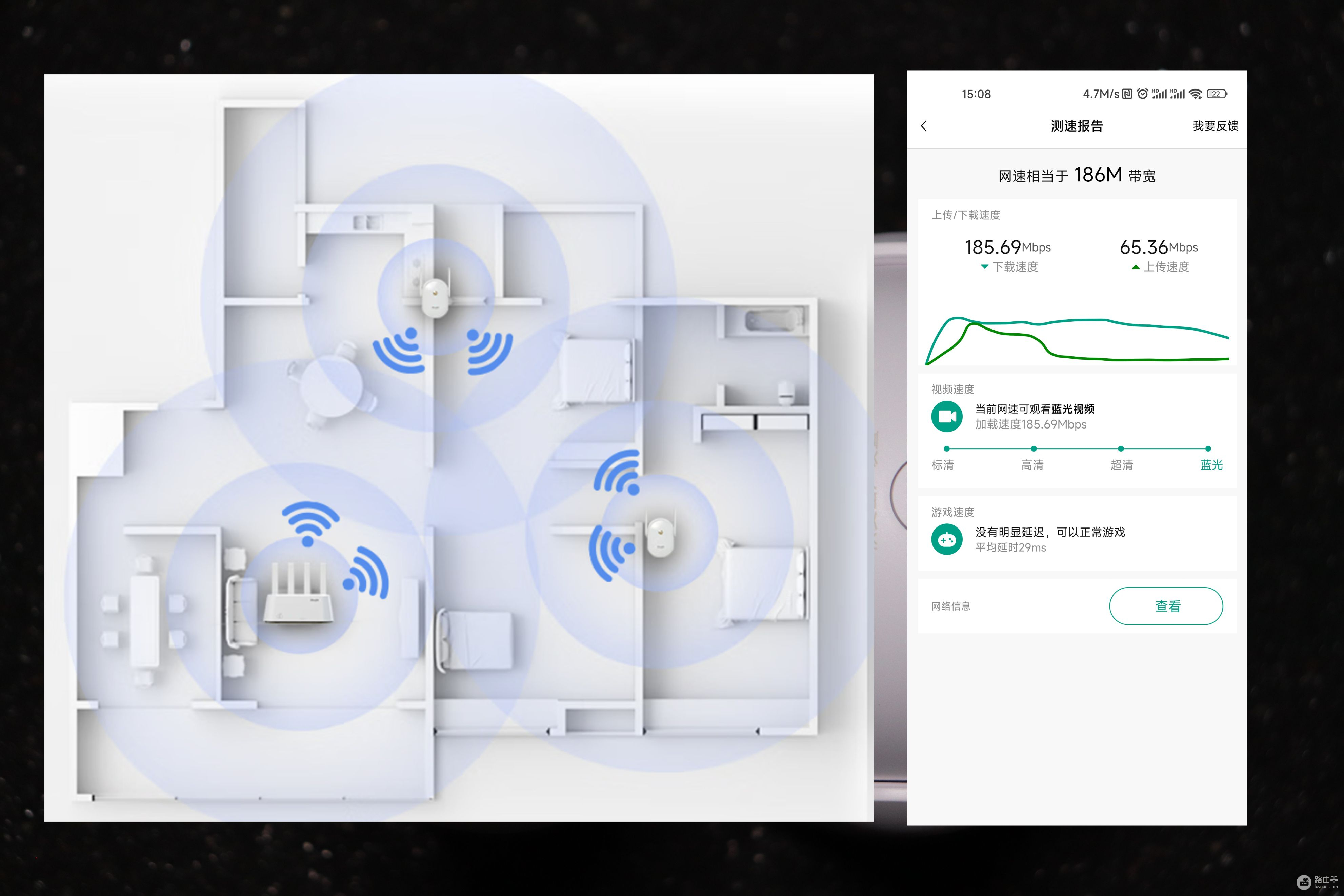 WiFi铺满全屋，轻松应对大户型，锐捷蜂鸟套装路由器体验