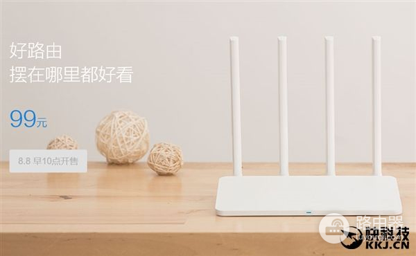 99元！小米路由器3C发布：外置四天线