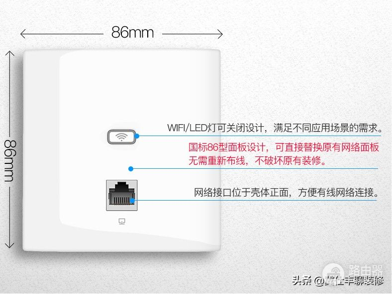 家里Wi-Fi信号差？试试墙壁式无线路由器！