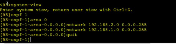 华为路由器RIP重分发OSPF