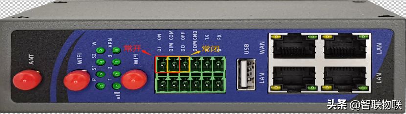 工业路由器IO远程控制使用说明（智联物联示例）