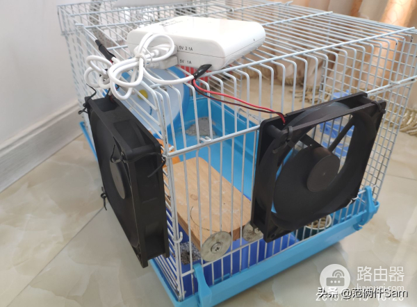 记仓鼠风扇房改造(路由器散热也可以这样用)